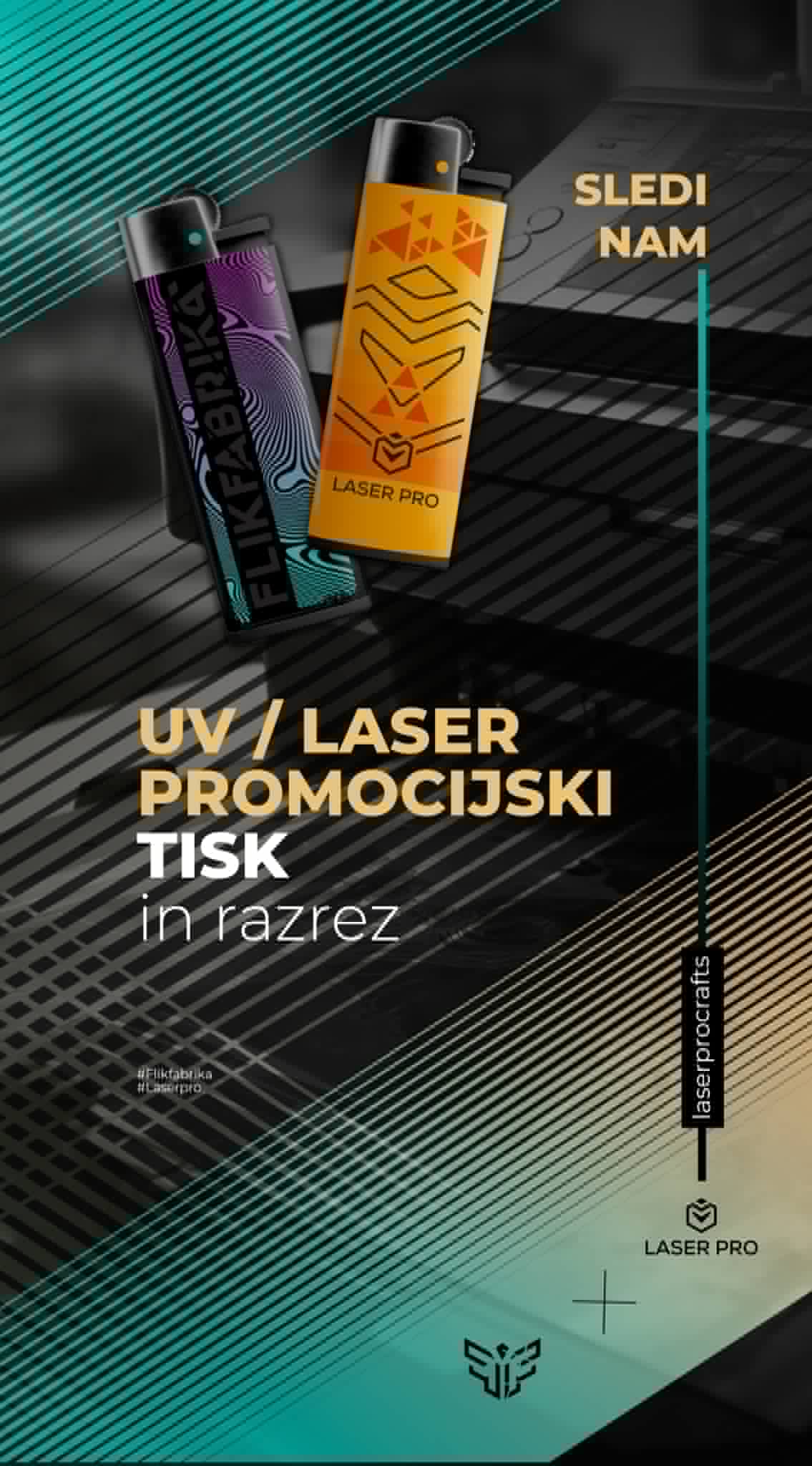 UV Laser promocijski tisk